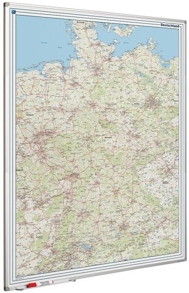 Whiteboard Deutschlandkarte 120 x 90 cm