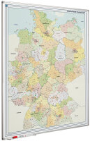 Whiteboard Deutschlandkarte PLZ 120 x 90 cm