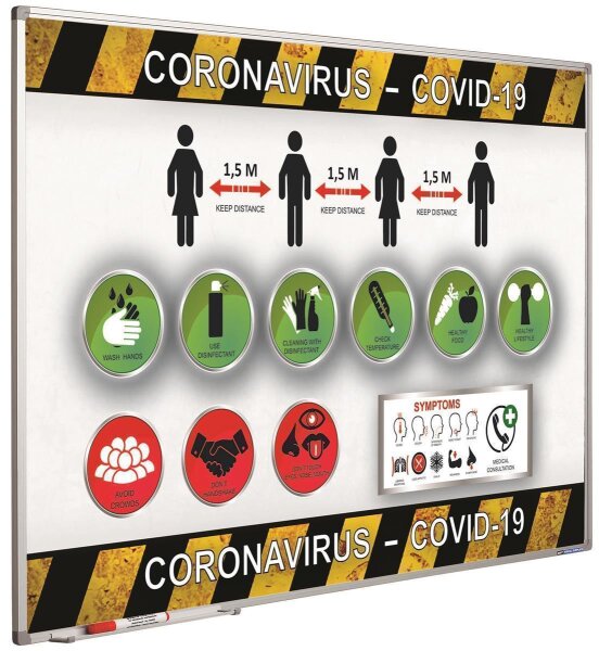 Whiteboard Prevention Covid-19