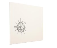 Whiteboard ohne Rahmen eckig / 90° 90 x 180 cm