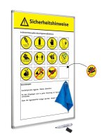 Sicherheitstafel COVID-19 Deutsch 30 x 45 cm