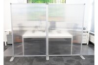 Trennwand Plexiglas XL 2-teilig (Semi Transparent) 180 x...