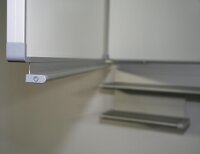 5- Flächen Klappschiebetafel auf Pylonen grün emailliert