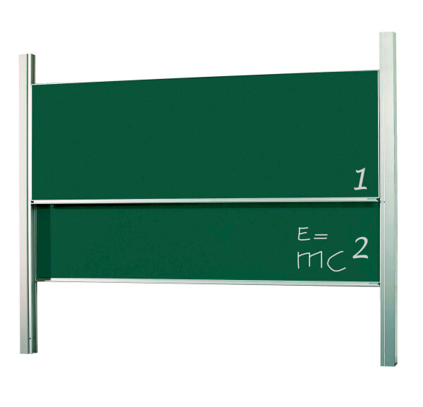 Doppel Pylonentafel grün emailliert