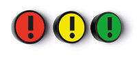 Rundmagnete Attention 35mm Set 5 Stück
