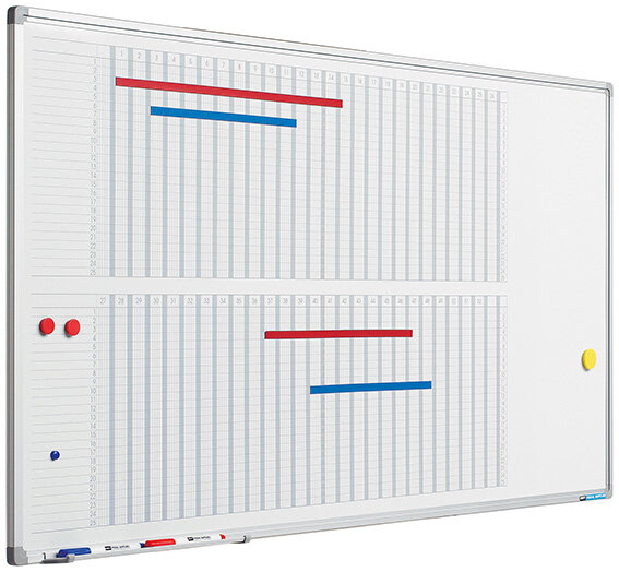 53-Wochen Planer Softline 60 x 120 cm