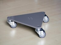 Fahrbarer Fuß für Trennwände komplett