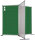 Trennwand doppelseitig Pinntafel Grün AK003