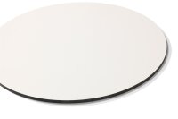 Whiteboard ohne Rahmen Round aus emailliertem Stahl