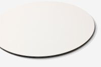 Whiteboard ohne Rahmen Round aus emailliertem Stahl 60 cm