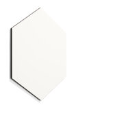 Whiteboard ohne Rahmen Six Square aus emailliertem Stahl