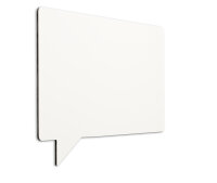 Whiteboard ohne Rahmen Speech aus emailliertem Stahl