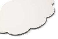 Whiteboard ohne Rahmen Thoughts aus emailliertem Stahl