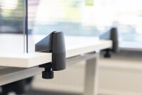 Schreibtischklemme einseitig für Trennscheibe