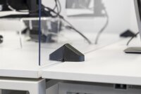 Schreibtischklemme zweiseitig für Trennscheibe