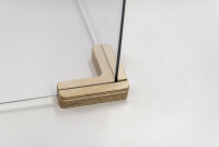 Holzfuß für Plexiglas Trennscheibe 2-Wege