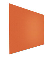 Pinntafel ohne Rahmen Bulletin Orange
