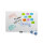 Whiteboard ohne Rahmen "Budget" aus emailliertem Stahl inkl. Mikrofasertuch & Schwarzem Marker