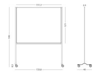 Creativ Workboard doppelseitig 120 x 150 cm