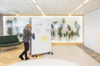 Whiteboard-Wall Harmonica in der Größe 1850 x 3540 mm (HXB) bestehend aus 3 Elementen
