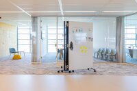 Whiteboard-Wall Harmonica in der Größe 1850 x 3540 mm (HXB) bestehend aus 3 Elementen