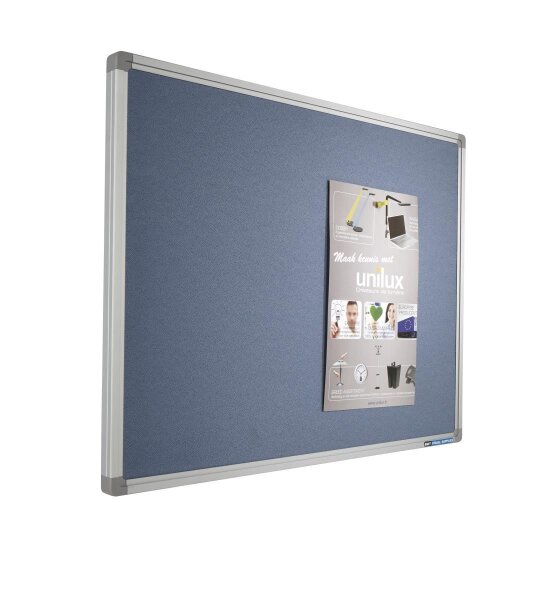 Pinntafel aus Stoff (Pastell-Blau)