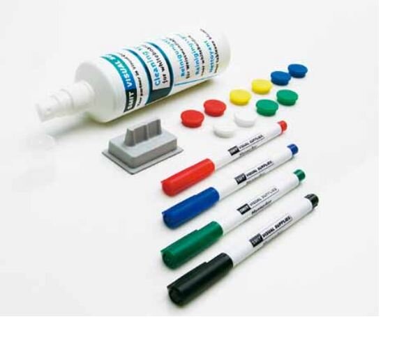 Starterkit "Basic" für Whiteboards, Drehtafeln, Flipcharts