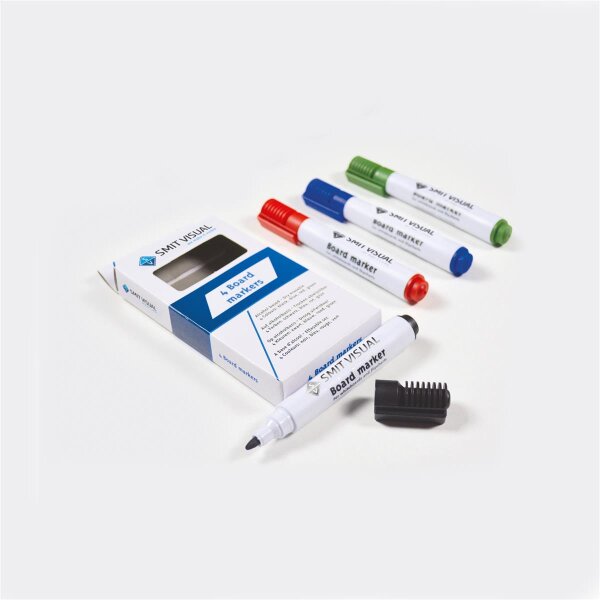 Boardmarker - Flipchartmarker 4 Stück farbig gemischt