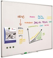 Whiteboard Classic aus lackiertem Stahl