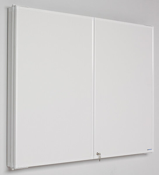 abschließbarer Kabinettschrank | Farbe Weiß