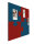 Puzzle Pinntafel Element rot - blau