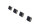 Glastafel Magnete - verchromt Quadrat 10 x 10mm (flach)